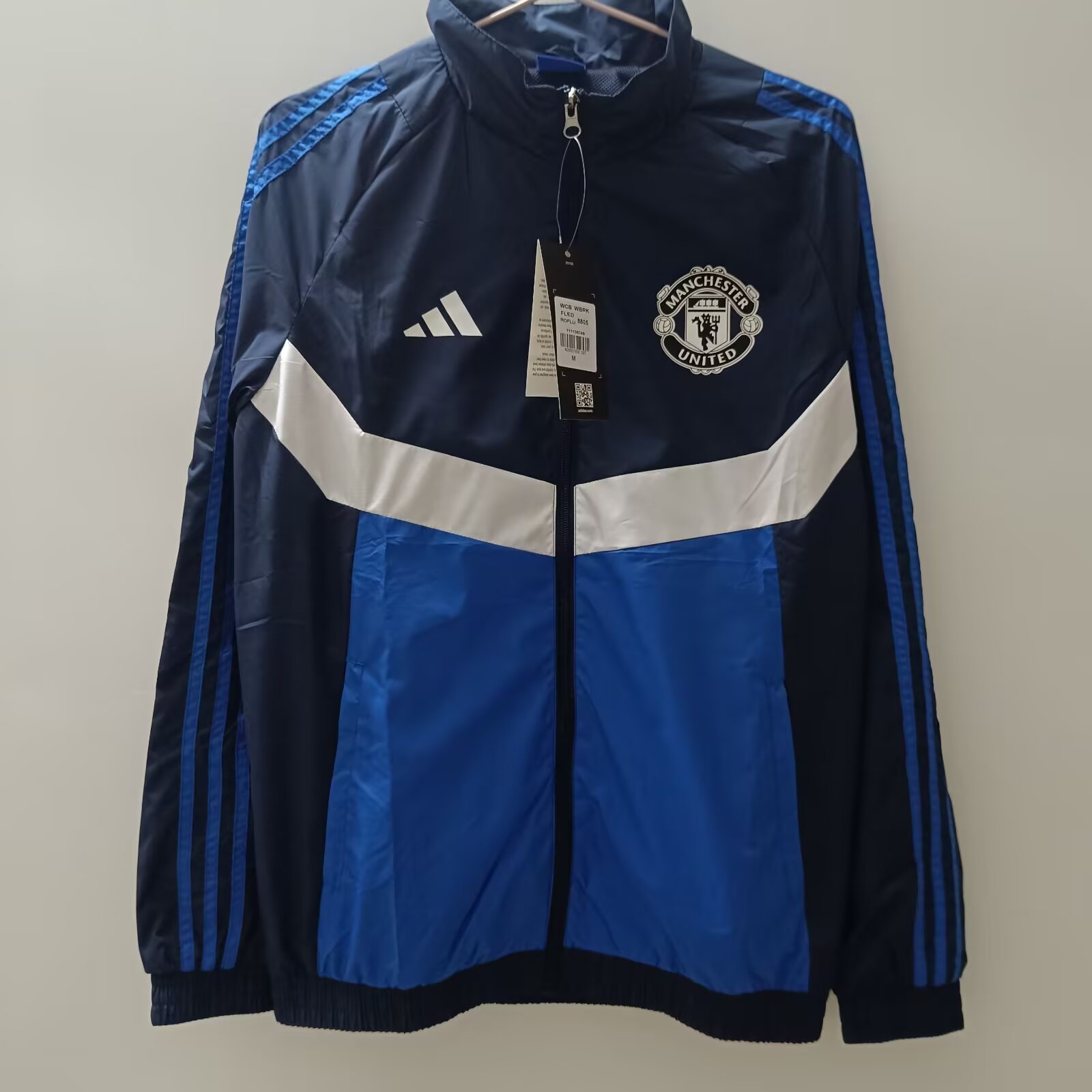 AAA Quality Manchester Utd 24/25 Wind Coat - Dark Blue
